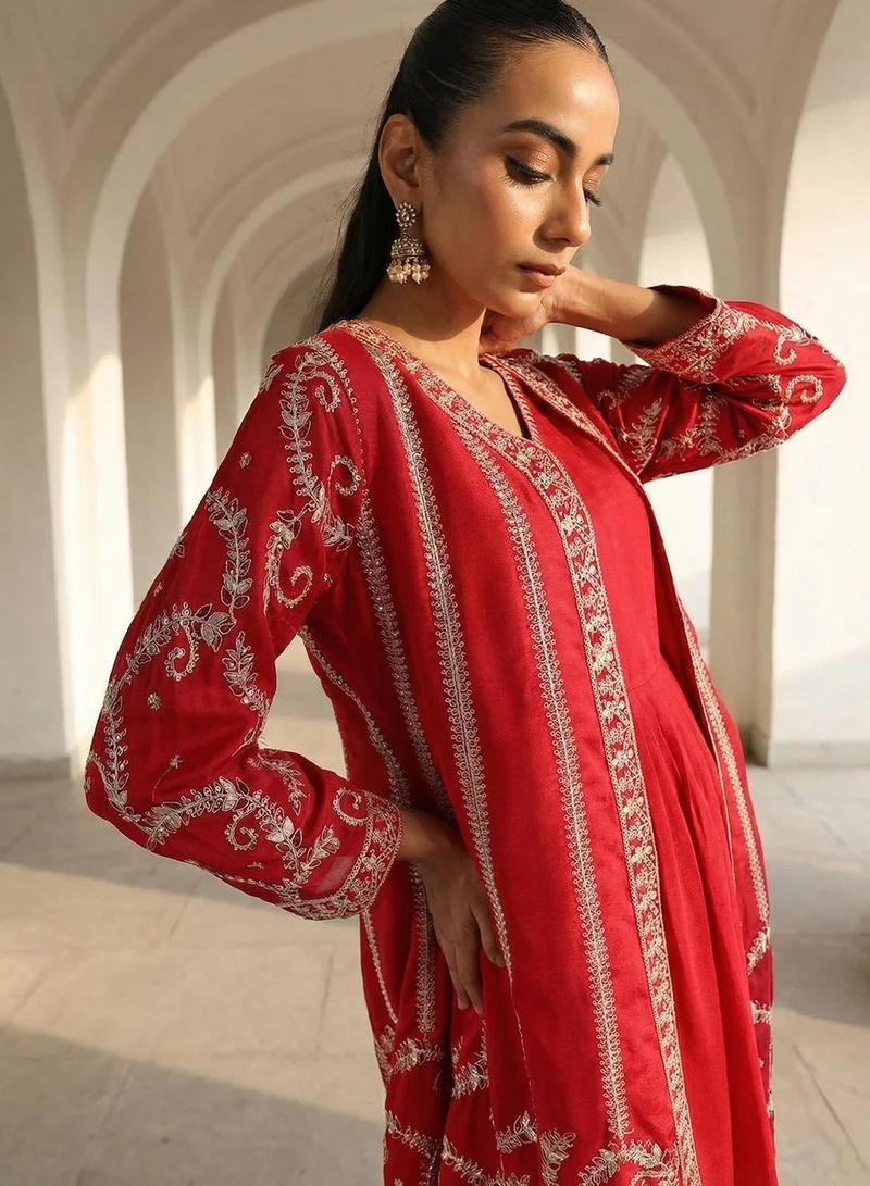Ishin  Rich Pink A Line Dresses for Women | Best Price UAE